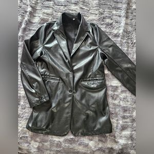 Leatherette coat